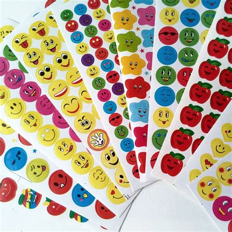 Happyxuan 10 Packs100 Sheets Paper School Rewards Stickers For
