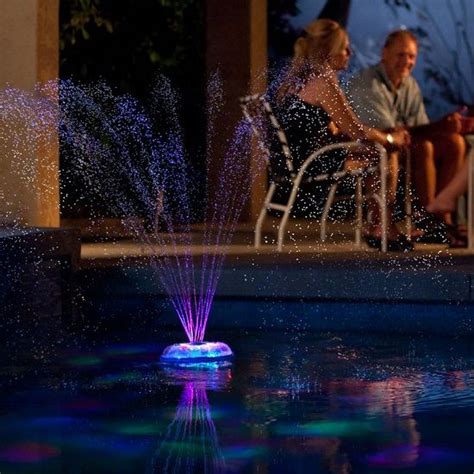 Aquaglow Pool Fountain Will Bring Some Pizazz To Your Party Floating