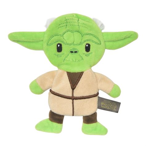 Star Wars Plush Flattie Dog Toy Yoda Baxterboo