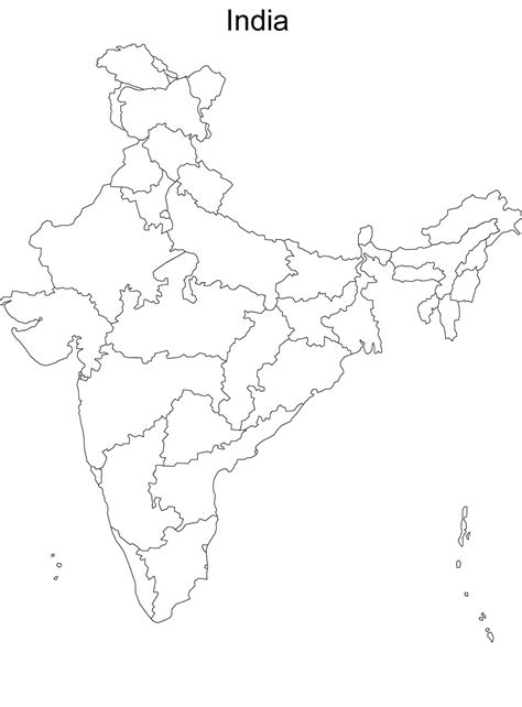 Elgritosagrado11 25 Images Political Map Of India Without Names