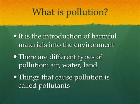 As pollution grows, ways to combat it have grown. Pollution review