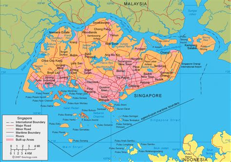 Gis geography · last updated: Singapore Destinations Map - Travel | Map