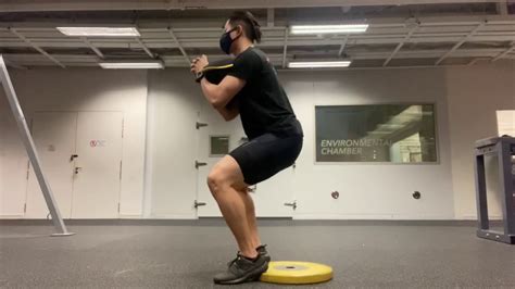 Goblet Squat Heel Elevated Youtube