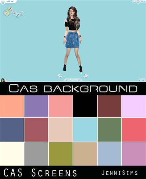 Downloads Sims 4cas Screens My Colors 18 Cas Background Jennisims