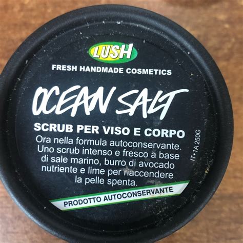 Lush Fresh Handmade Cosmetics Scrub Ocean Salt Review Abillion