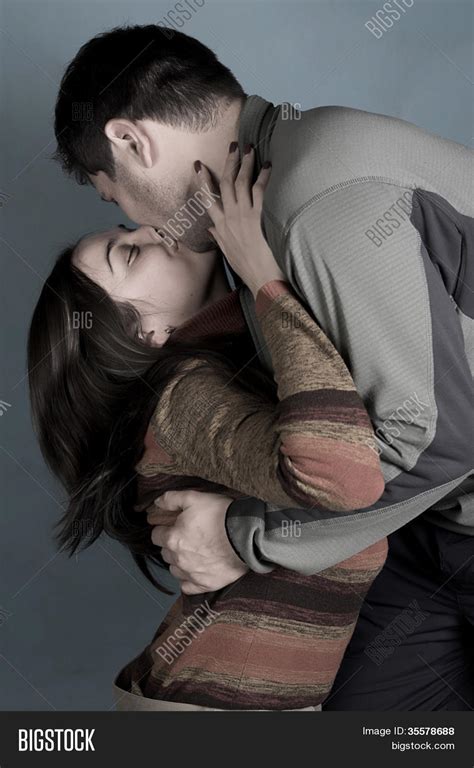 Lovers Kissing Hugging Passionate Image Photo Bigstock
