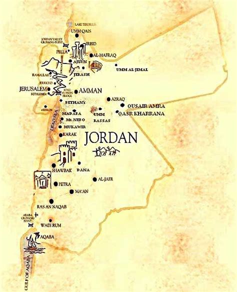 Map Of Jordan