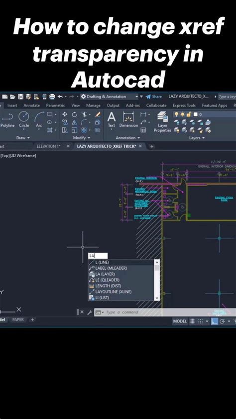 How To Change Xref Transparency In Autocad
