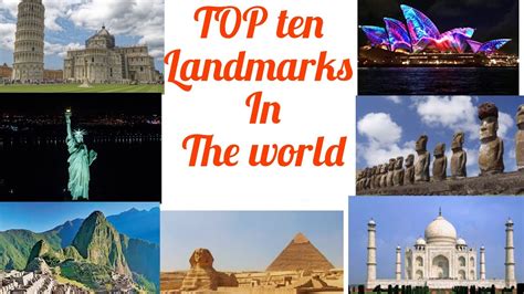World Landmarks In English Language Learn Famous Worl