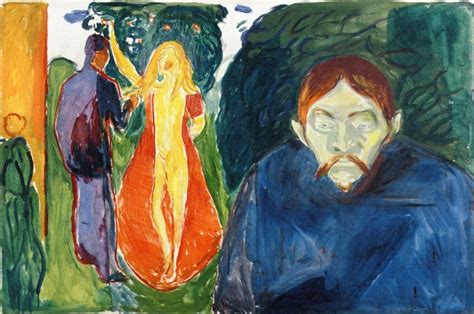 The Athenaeum Jealousy Edvard Munch Painting Reproductions Edvard Munch
