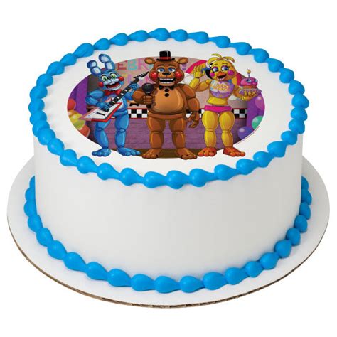 Officially Licensed Five Nights At Freddys Edible Cake Image Toppers