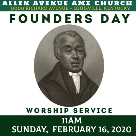 Ame Church Founders Day Template Postermywall