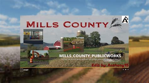 Fs19 Mills County Fly Thru Youtube
