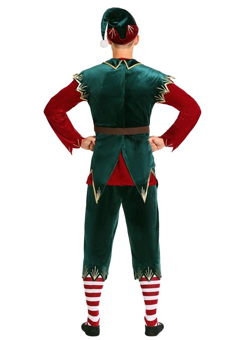 Fantasia Masculino De Luxo De Elfo Mens Deluxe Holiday Elf Costume