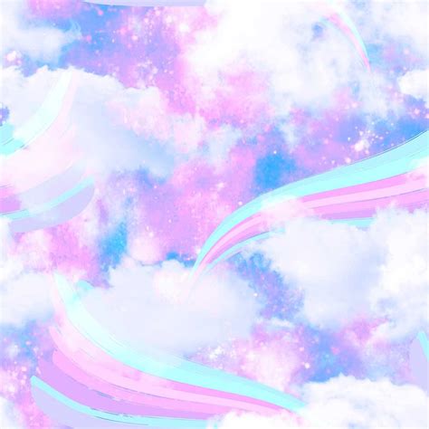 Rainbow Unicorn Clouds For Baby Show Photography Backdrop J 0202
