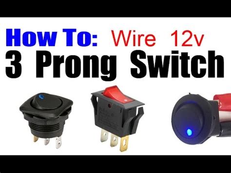 I connected the switches accessory pole to the positive lead of. 12v Switch Wiring