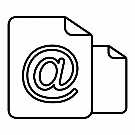 Communication At Electronic Email Mail Sign Icon Download On