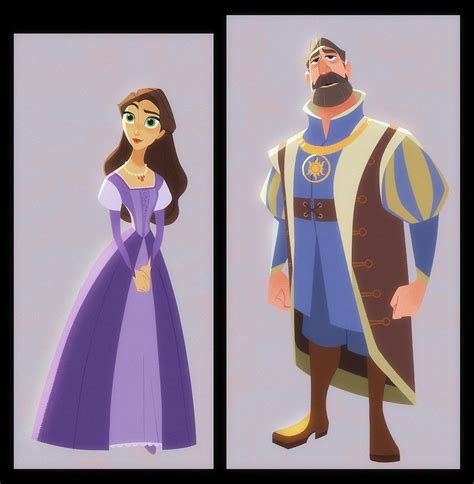 bobbypontillas “ king frederic and queen arianna from the tangled series copyright disney