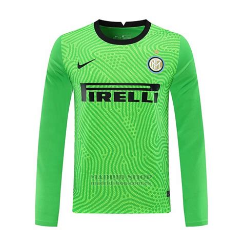 Camiseta Inter Milan Portero Manga Larga 2020 2021 Verde Madridshop
