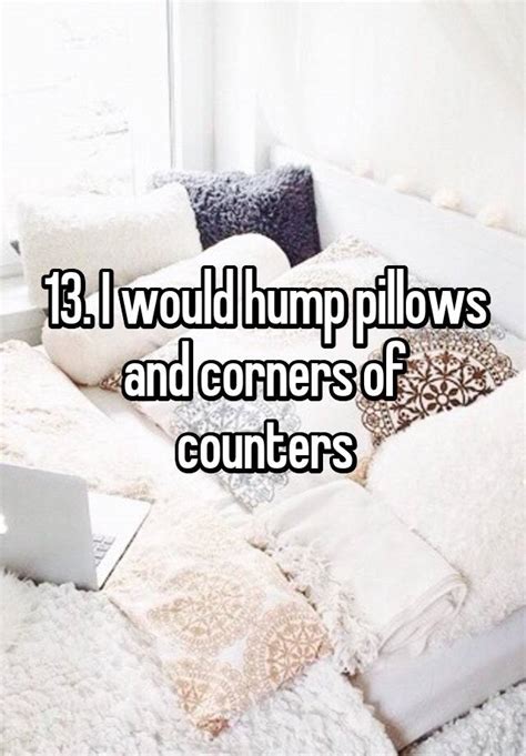 13 I Would Hump Pillows And Corners Of Counters