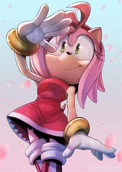 Amy Rose By BleachedHart Sonic The Hedgehog Know Your Meme