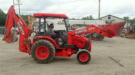 Kubota M59 Tractor Loader Backhoe For Sale Youtube