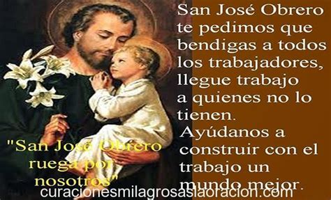 Oracion A San Jose Obrero