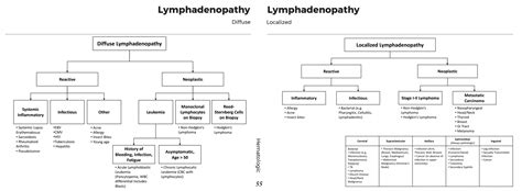 Causes Of Diffuse And Localized Lymphadenopathy Differential