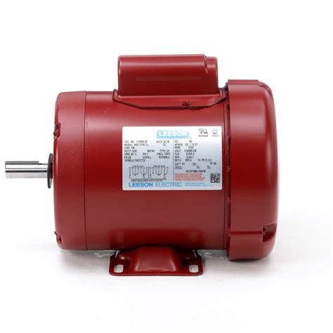 Leeson Farm Duty Electric Motor 12 Hp 1725 Rpm 115208 230 Volts