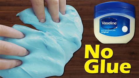 No Glue Vaseline Slime How To Make Slime With Vaseline And Flour Without Glue Or Borax Youtube