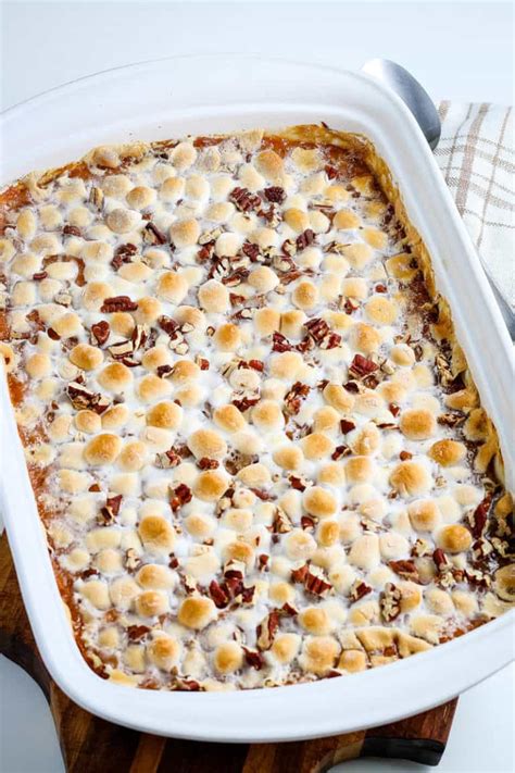 Southern Sweet Potato Casserole With Marshmallows Adventures Of Mel