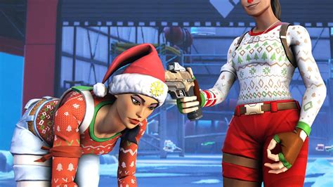 Christmas Fortnite Characters Wallpapers Wallpaper Cave