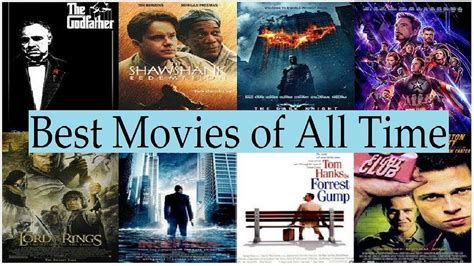 Top 10 Best Movies Of All Time Top 10s List