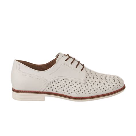 Chaussures à lacets Tamaris blanc femme - 1-1-23200-24 - 70998