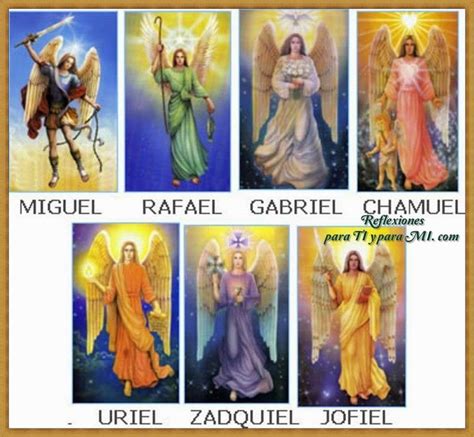 Te Envío De Visita Los 7 ArcÁngeles Arcangeles De Dios Arcángeles