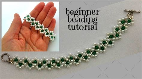 Easy Beaded Bracelet Pattern Diy Beaded Bracelet Beading Tutorial Youtube