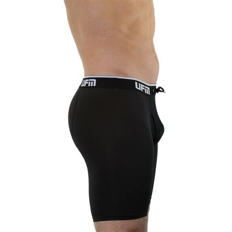9 boxer brief polyester spandex black xs ufm touch of modern