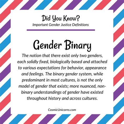 Gender Binary Is The Classification Of Gender Into Two Distinct Opposite Forms Of Masculine And