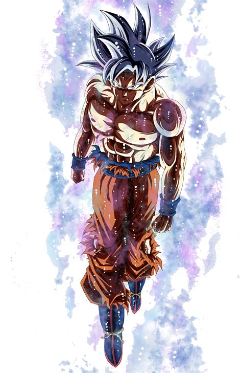 Goku Ultra Instinct Illustration 2018x1596 Png Download