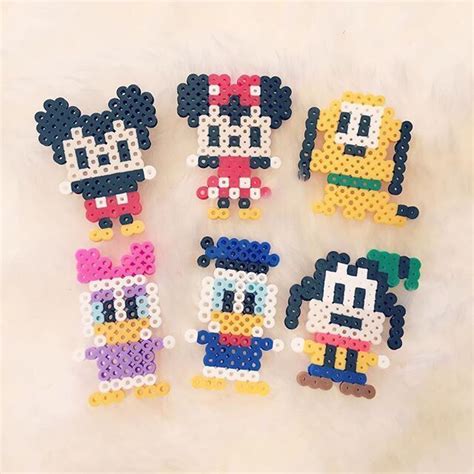 Mickey Mouse Perler Bead Disney Perler Bead Templates Perler Beads