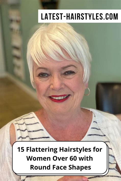22 Flattering Hairstyles For Women Over 60 With Round Face Shapes Bob Hairstyles For Round