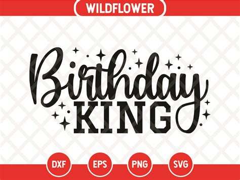 Birthday King Svg Vectorency