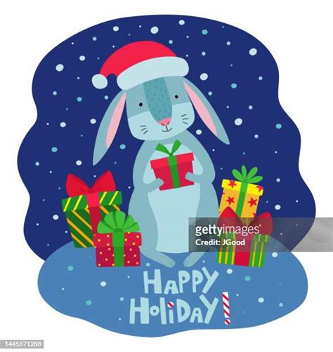 Snow Bunny Cartoon High Res Illustrations Getty Images