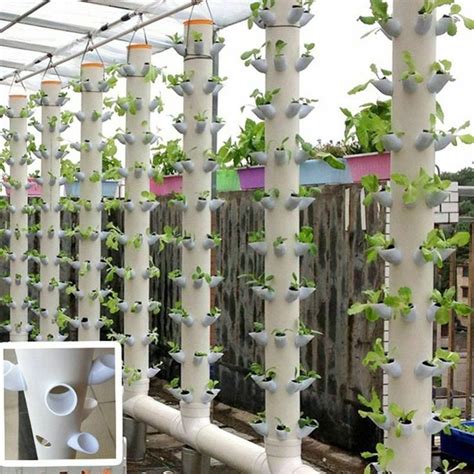 Hydroponic Pot Diy Vertical Tower Growing System Hydroponic Soilless