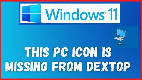How To Show Icon On Desktop In Windows 11 This Pc Icon Missing Fix