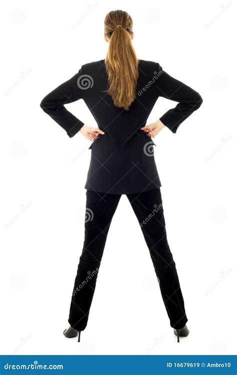 Businesswoman Standing Back Royalty Free Stock Images Image 16679619