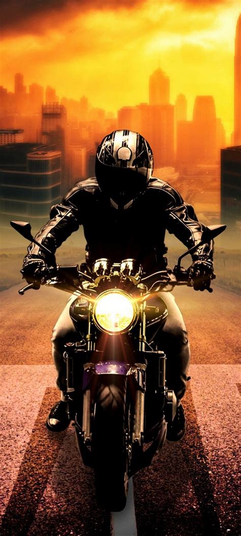 Biker Bike Motorcycle Wallpaper 720x1600