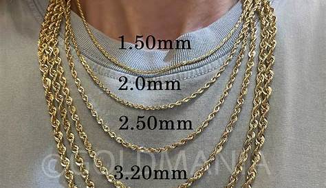 10K Yellow Gold Diamond Cut Rope Chain Necklace 16-24 1.5mm - Etsy