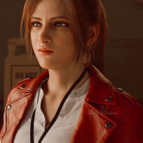 𝑪𝑳𝑨𝑰𝑹𝑬 𝑹𝑬𝑫𝑭𝑰𝑬𝑳𝑫 Resident Evil Girl Red Leather Jacket