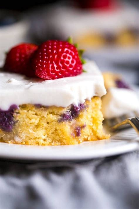 Strawberry poke cake that classic spring treat—strawberry shortcake—takes on a wonderful new twist with this recipe. Paleo Poke Cake with Blueberries, Strawberries and Coconut ...